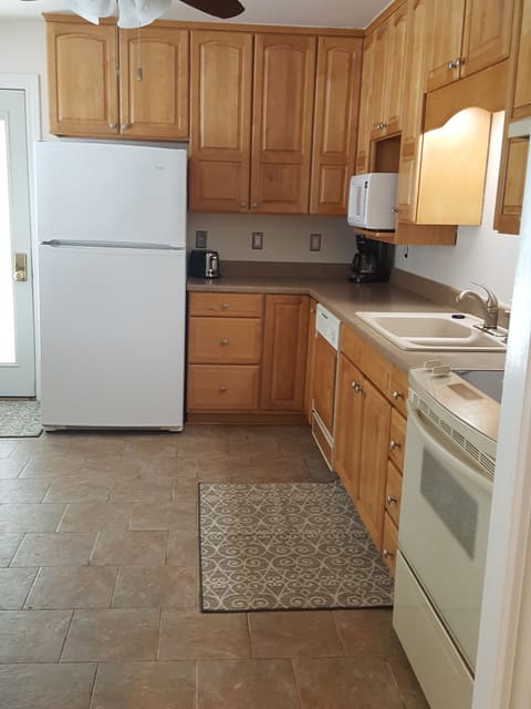 Kitchen and side door