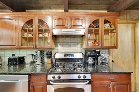 Many a holiday, summer, and family meals crated in this kitchen!