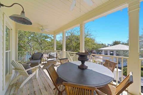 SO MUCH OUTDOOR LIVING SPACE WITH DOUBLE DECKER PORCHES
