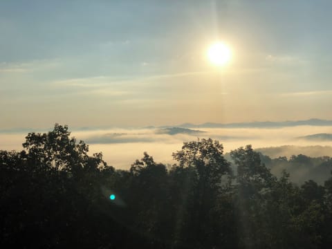 View of another beautiful sunrise. On a clear day, you can see views of 4 states