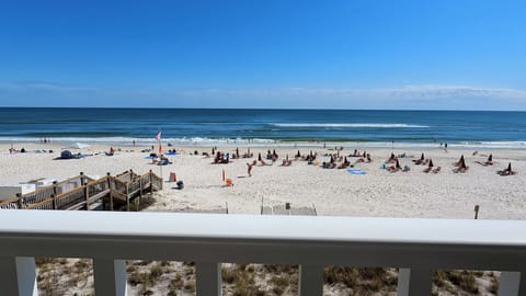 Gorgeous view of the gulf shoreline from the balcony