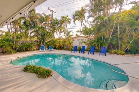 Large pool area