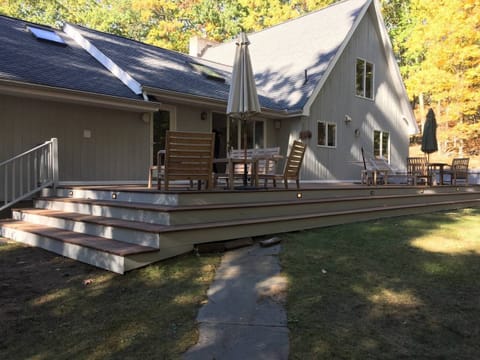 back of house and deck