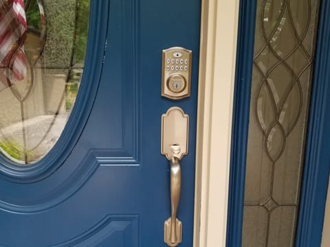 Keyless entry, so no keys to keep track of