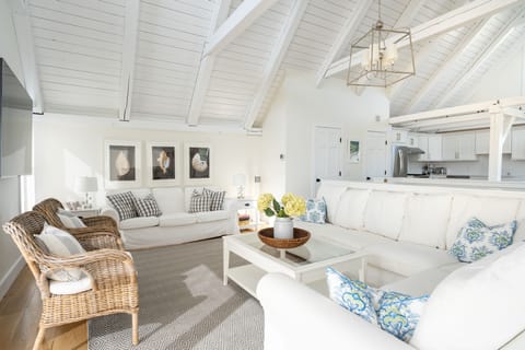 Living room view with your back to the deck