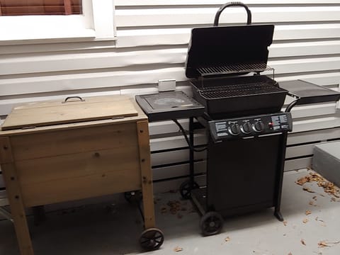 grill and cooler