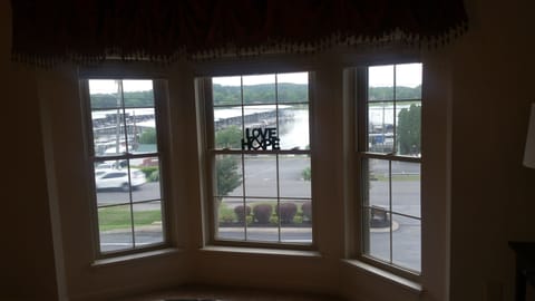 Beautiful lake and marina view 