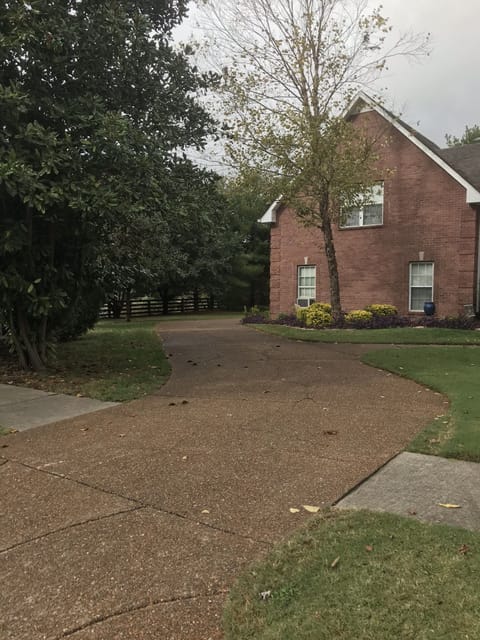 ample parking around back