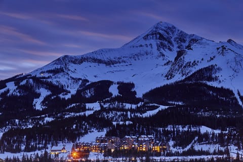 View of the entire Beaverhead complex from  across the mountain village.