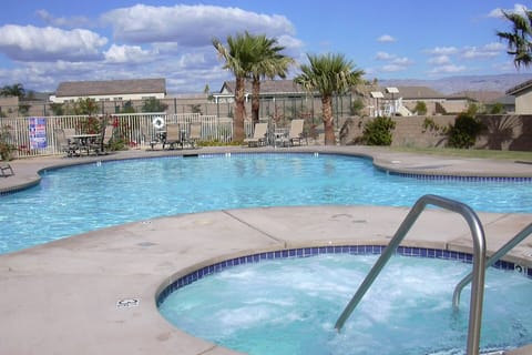 Pool one just across the street from our lovely home!