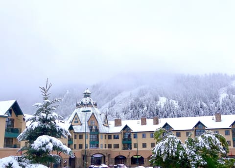 At the base of Beaver Creek Ski Resort with free shuttle access