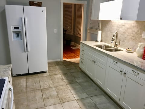 New Refrigerator and Granite Countertops