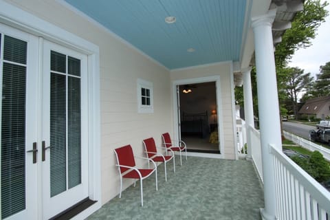 Second floor balcony off the master bedroom.