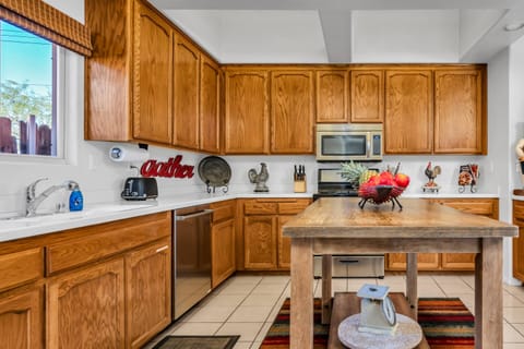 Amazing Kitchen with island work area.