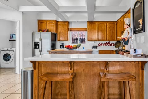 Countertop for a quick bite.