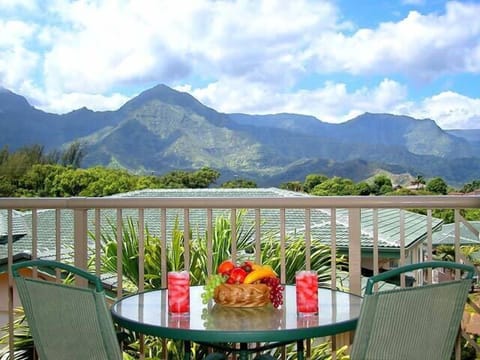 Enjoy the stunning mountain views from the lanai