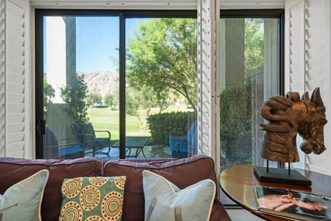Stunning mountain and course views from The Horse House