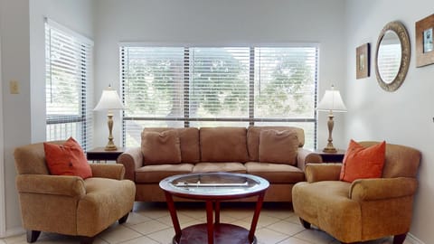 Living room with sleeper sofa