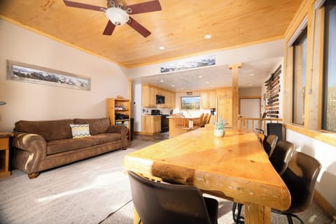 Kitchen, Dining & Living Area