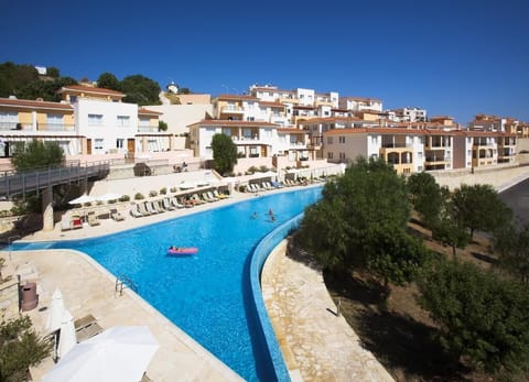 Penthouse to the right of the pool