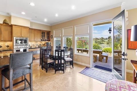 2021 - kitchen table looking out onto golf course