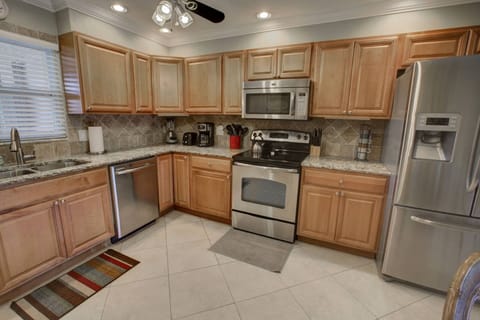 Plenty of room for more than 1 cook with all the amenities needed for meal prep
