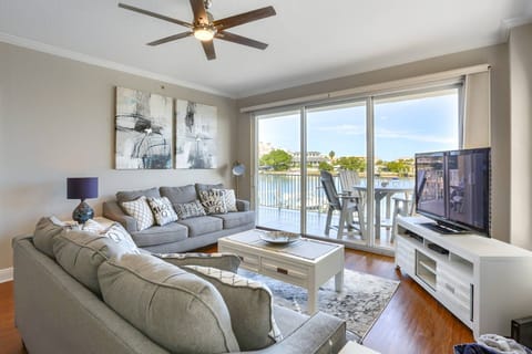 Newly Furnished Living Room with TWO Queen Size Sofas (One is a Sleeper Sofa)