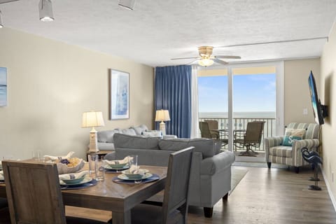 Open-Concept Living Room and Dining Space