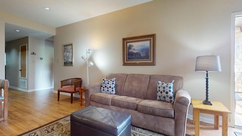 Living room with sleeper sofa