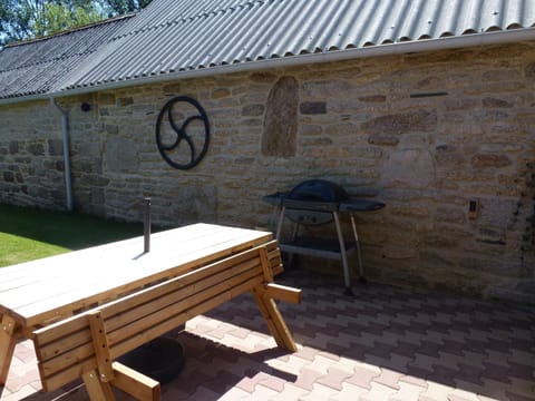 Private pation with barbecue