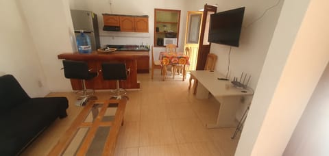 Living room and Kitchen