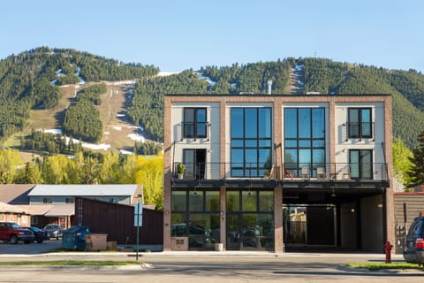 Snow King in Background, in the heart of it all