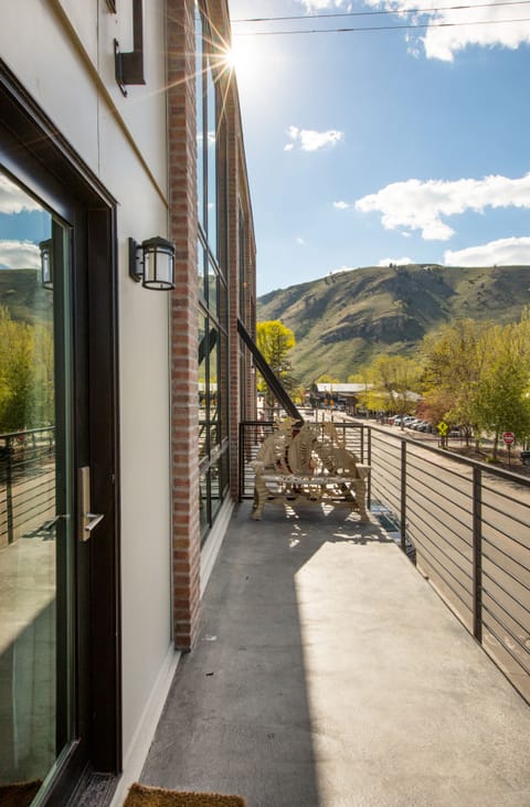 Balcony looking towards town square
