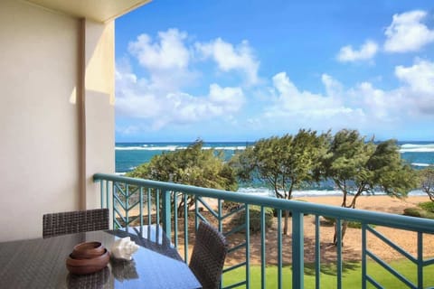 Your private lanai sanctuary with ocean views & swaying palms - pure bliss