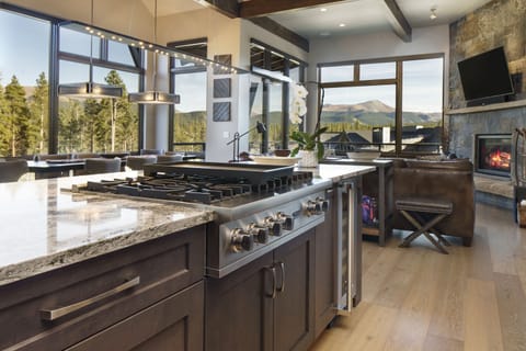 Top of the kitchen in Luxury Breckenridge Vacation Home