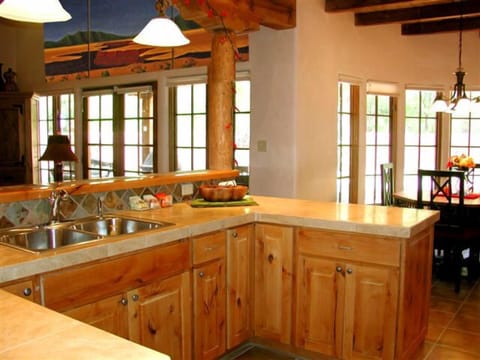 Open kitchen perfect for families and friends