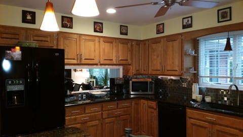 Fully stocked kitchen 