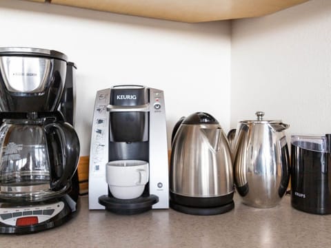 Begin your day with a fresh morning brew.