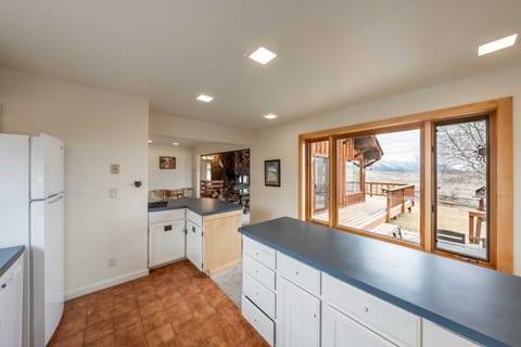 kitchen to great room and decks