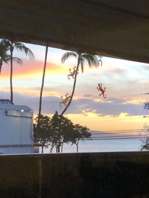 Sunset from our lanai