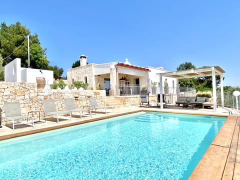 Trullo Falco with private pool and elevated views across the puglian countryside