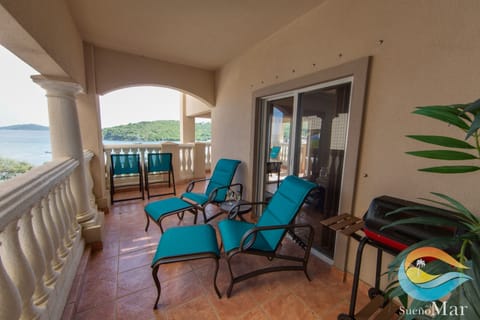 Balcony seating/lounge area