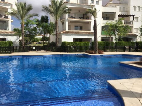 Very large pool.  Great place to meet friends on your vacation. 