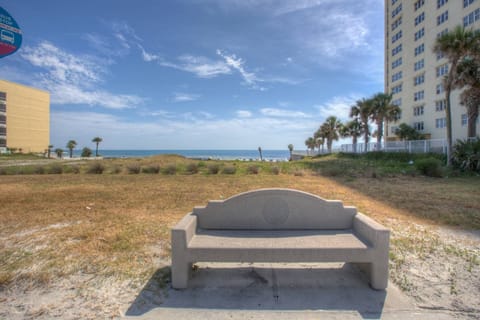 Bus stop across from Seaway Avenue on A1A.