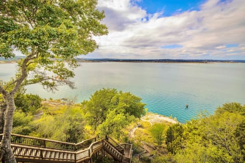 Stairs down to the shore line