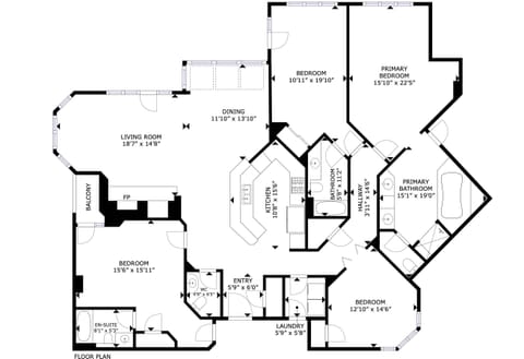 Beaver Creek Lodge 512 - Floor Plan