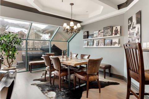 Dining Room with seating for 6 and gorgeous mountain views.