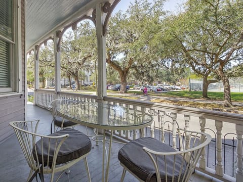 Front Porch Overlooking Forsyth Park