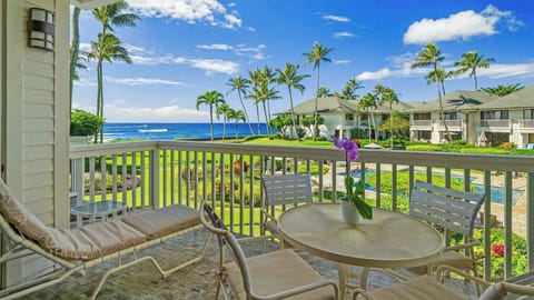 Poipu Kapili Resort #42 - Ocean View Dining Lanai - Parrish Kauai