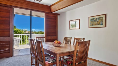 Poipu Kapili Resort #44 - Dining Room & Back Lanai View - Parrish Kauai